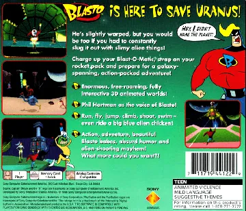 Blasto (US) box cover back